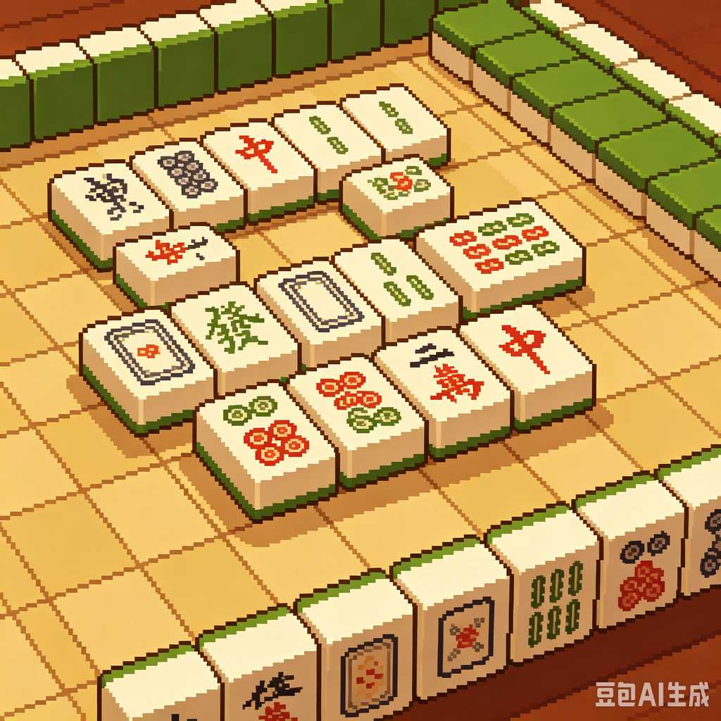 travel mahjong table mat set