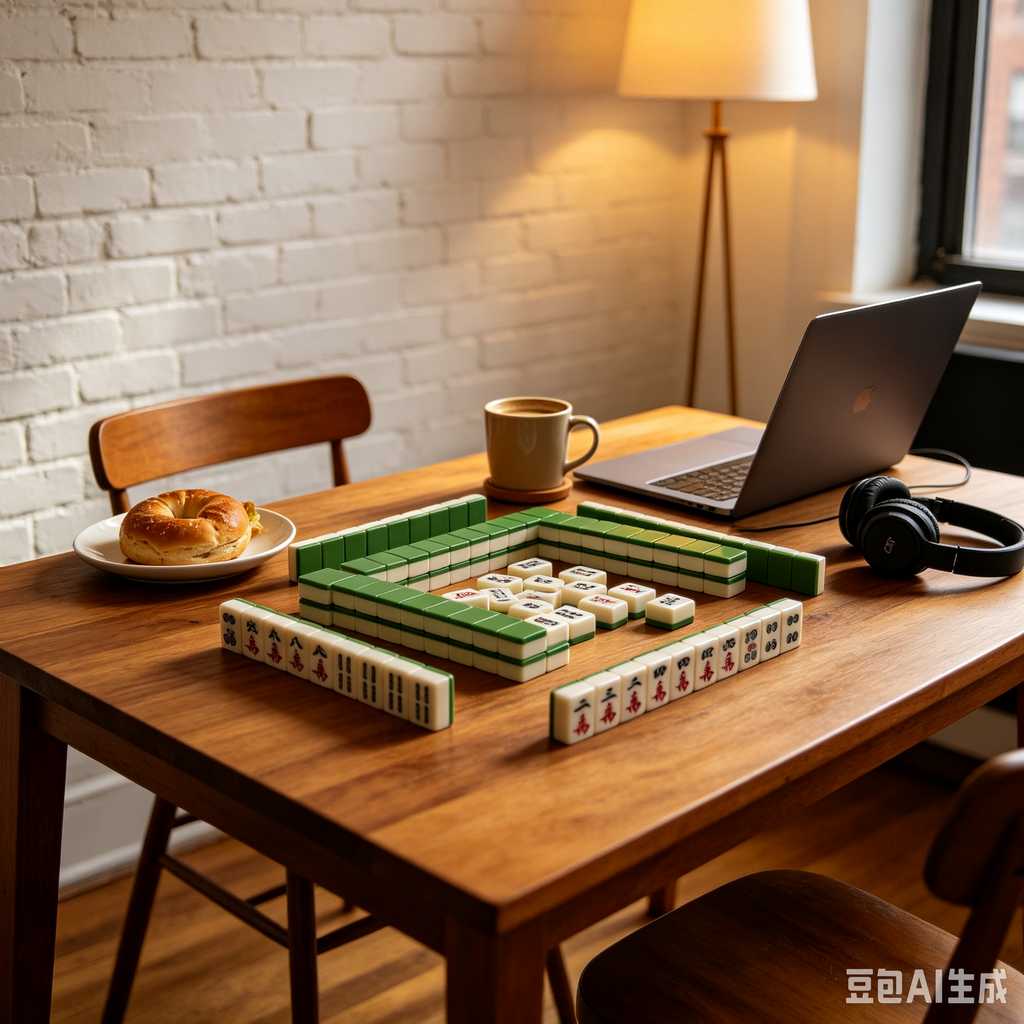 stable print mahjong set